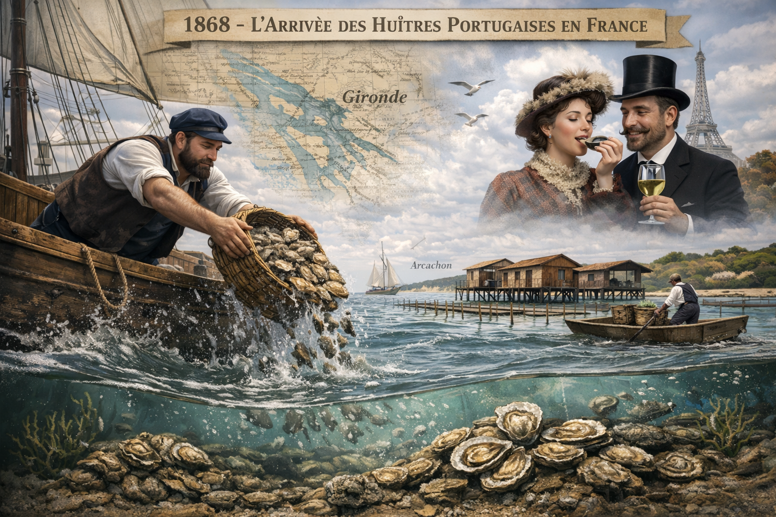 les huitres portugaises en france _ la route de l'huitre